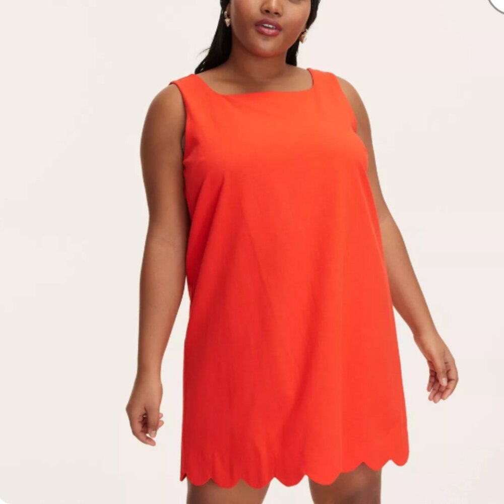 NWT Kate Spade New York x Target Scalloped Mini Shift Dress - RED